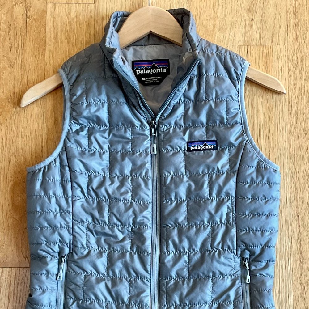 Patagonia Women's Nano Puff Vest Feather Gray Size XS Retail $179